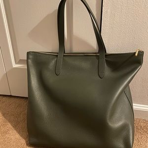 Cuyana leather tote